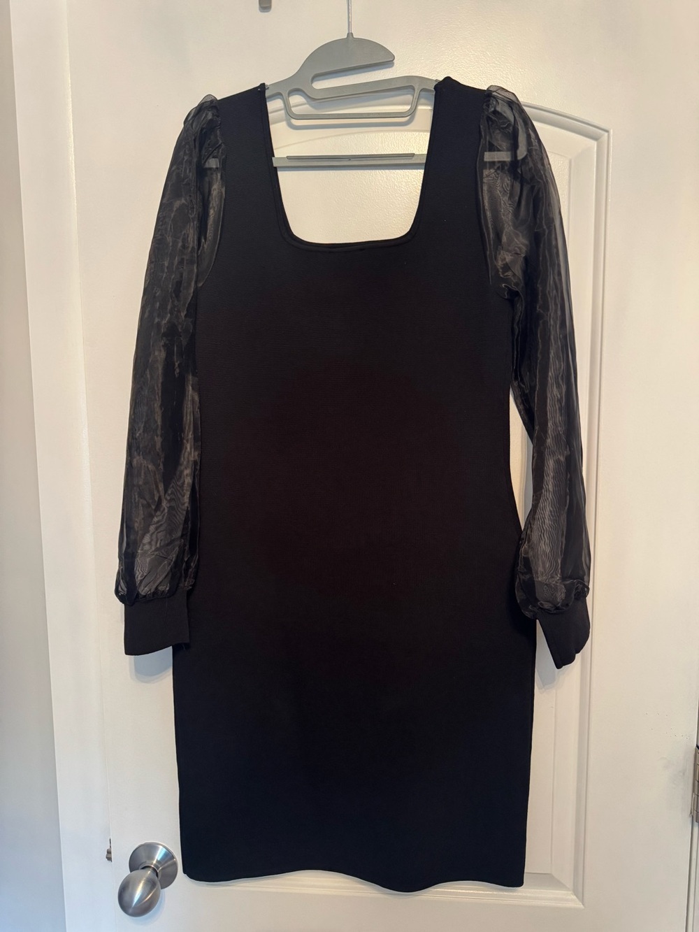 HOUSE OF HARLOW 1960 ORGANZA SLEEVE BODYCON MINI DRESS size Medium